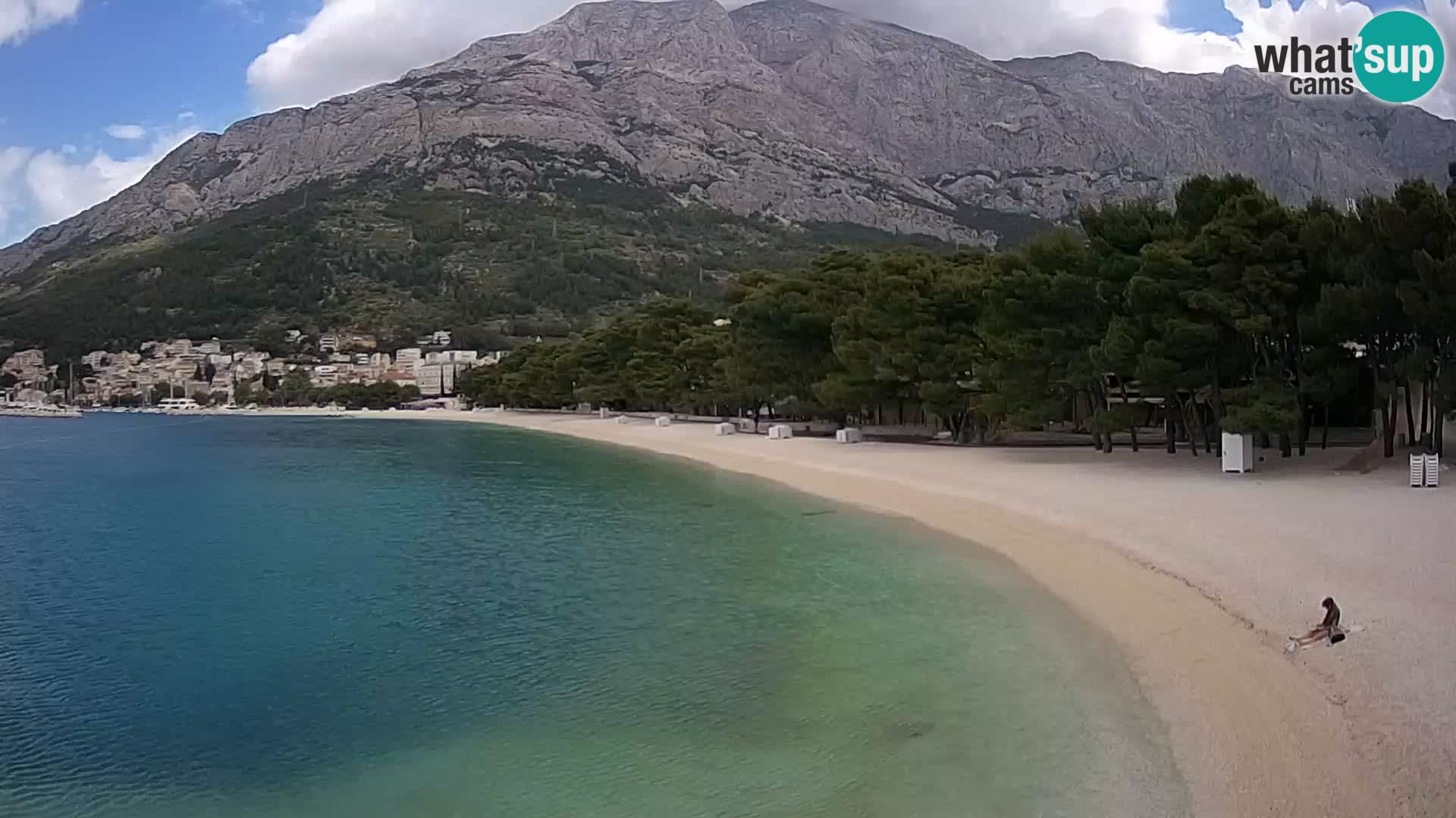 Webcam Baška Voda – Borik, Nikolina Strand