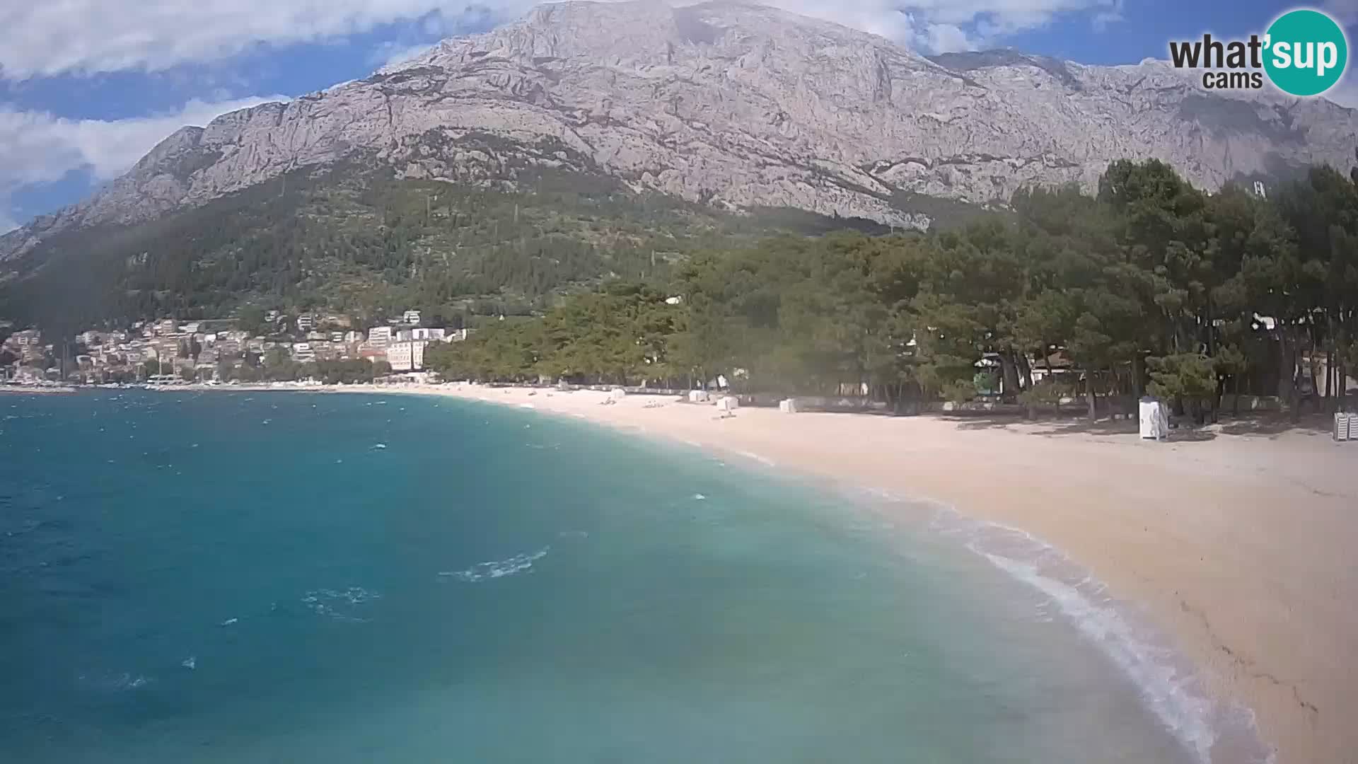 Webcam Baška Voda – Borik, Nikolina Strand