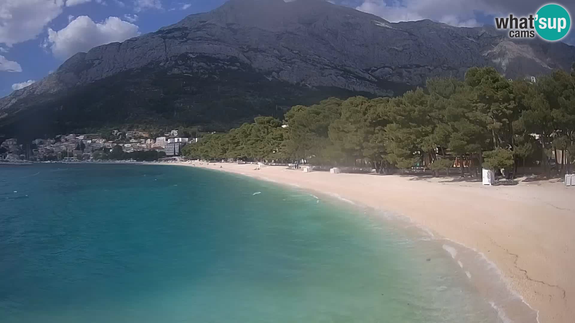 Webcam Live –  Baška Voda – Borik, Nikolina beach