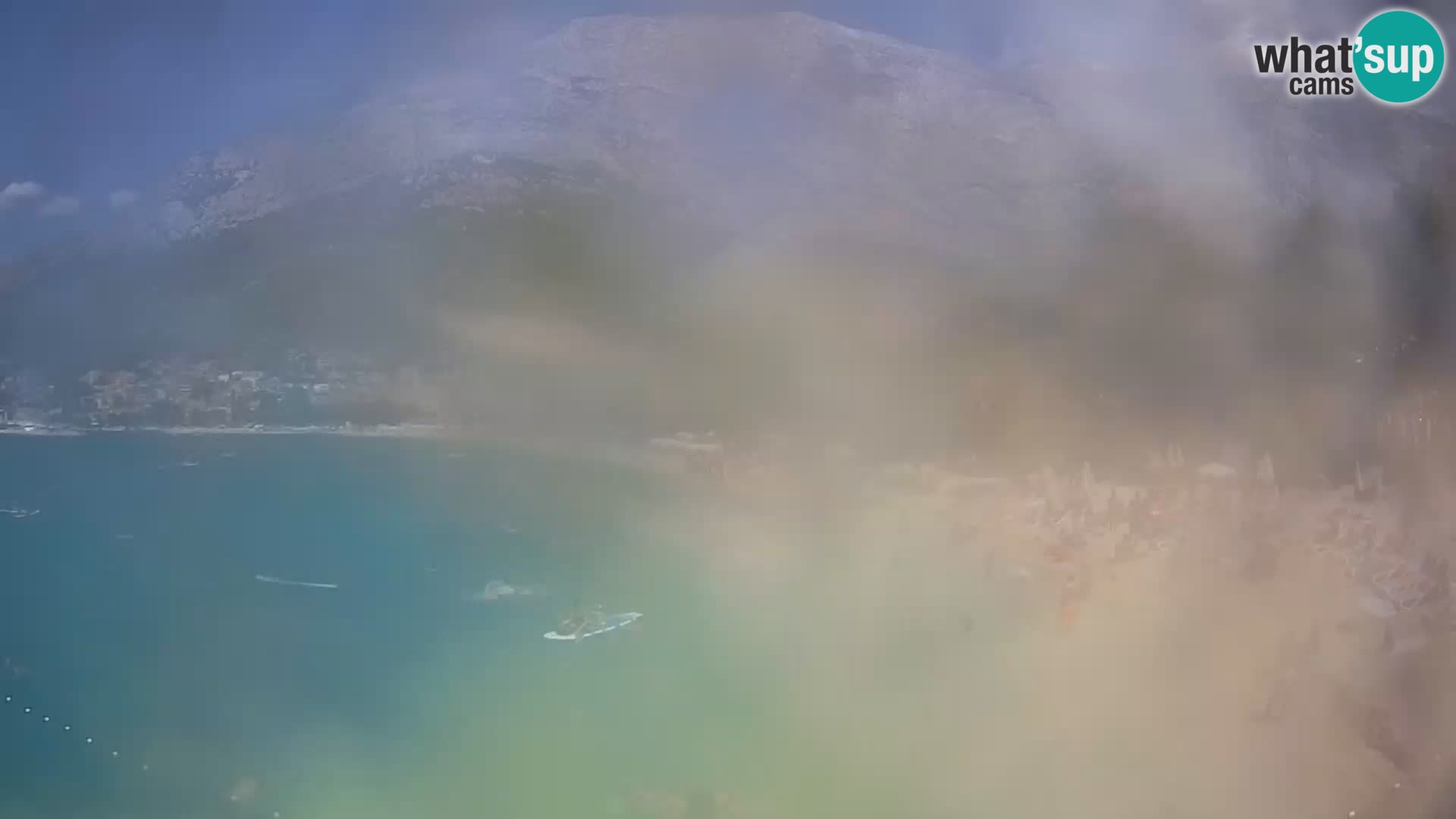 Webcam Basca Voda –  Borik, playa Nikolina