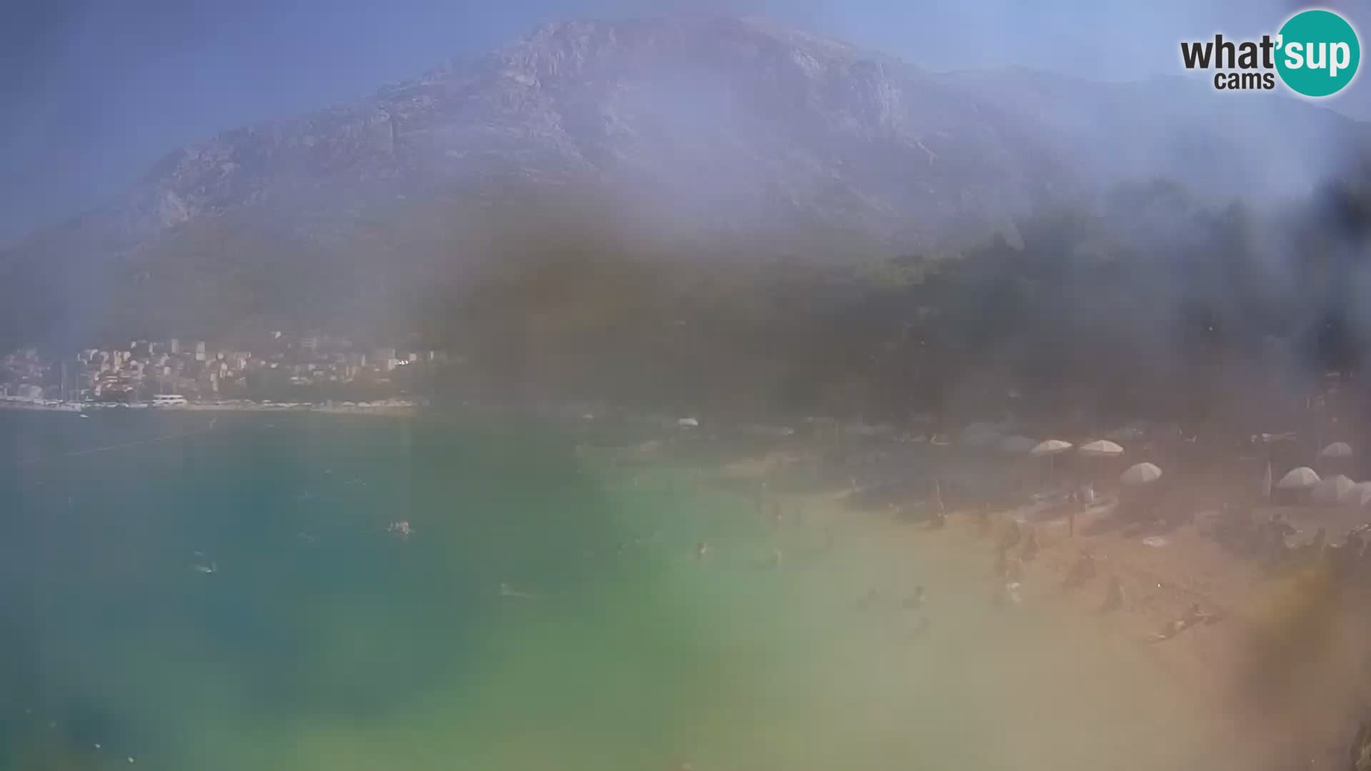 Webcam Basca Voda –  Borik, playa Nikolina