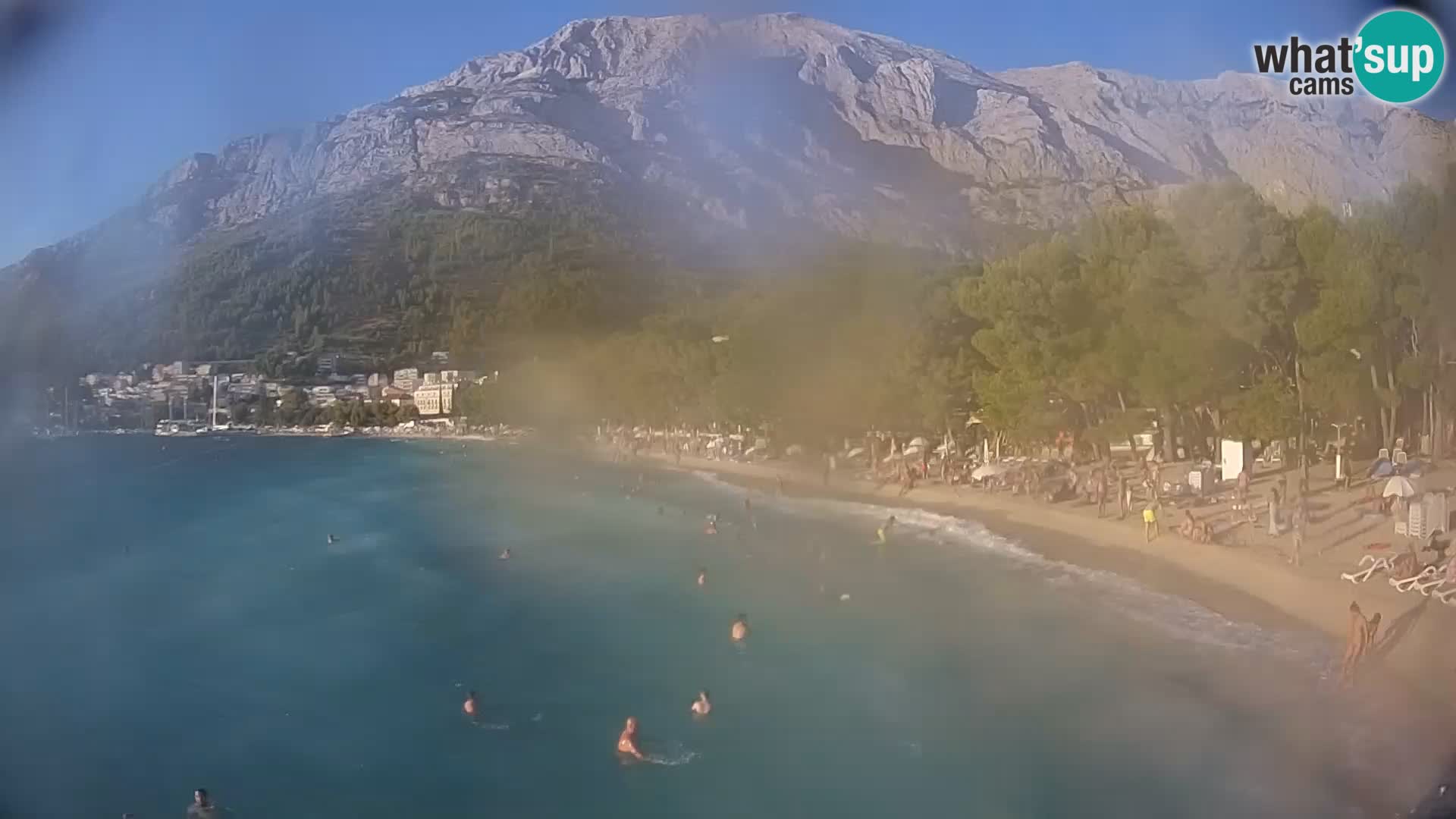 Webcam Basca Voda –  Borik, playa Nikolina