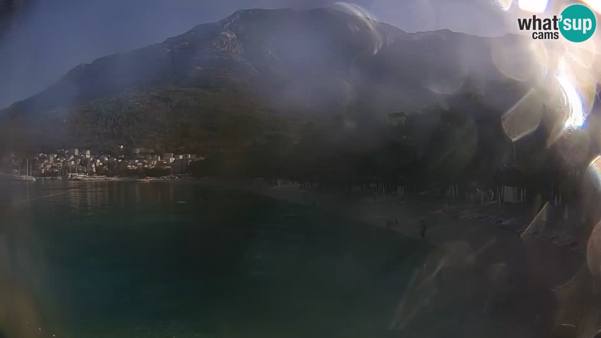 Webcam Basca Voda –  Borik, playa Nikolina