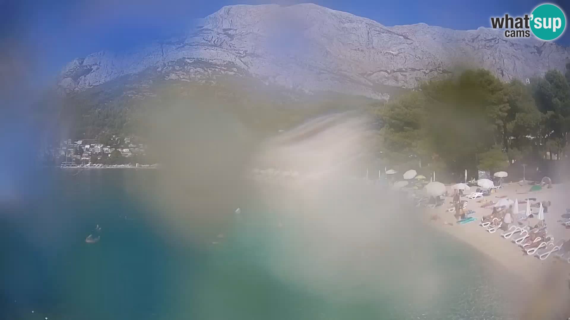 Webcam Live –  Baška Voda – Borik, Nikolina beach