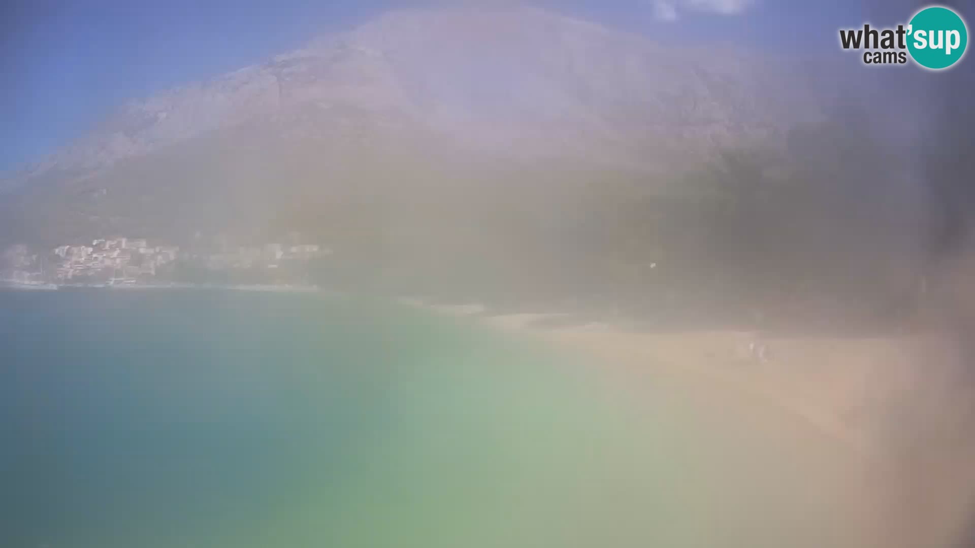 Webcam Baška Voda – Borik, plage Nikolina