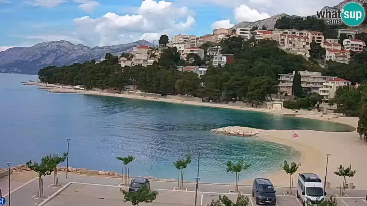 Baška Voda webcam – Podluka beach