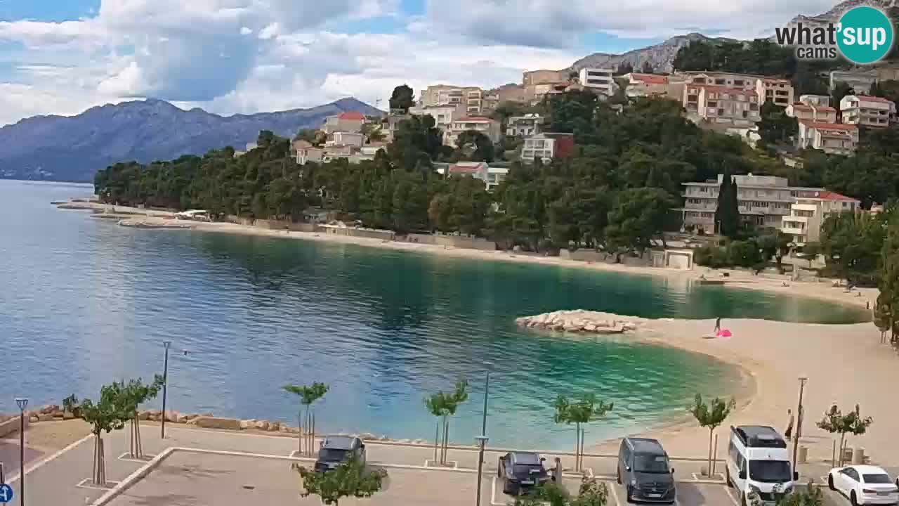 Baška Voda webcam – Podluka beach