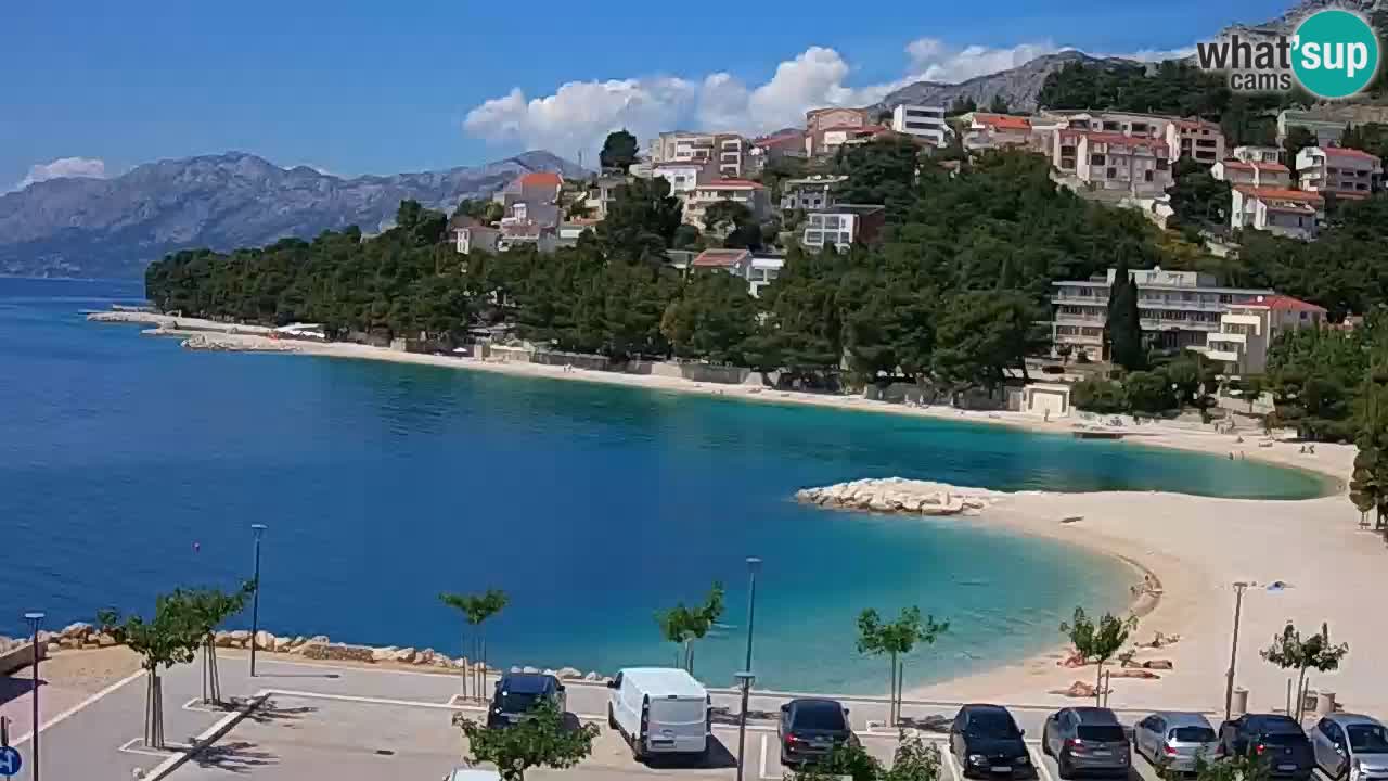 Baška Voda webcam – Podluka strand