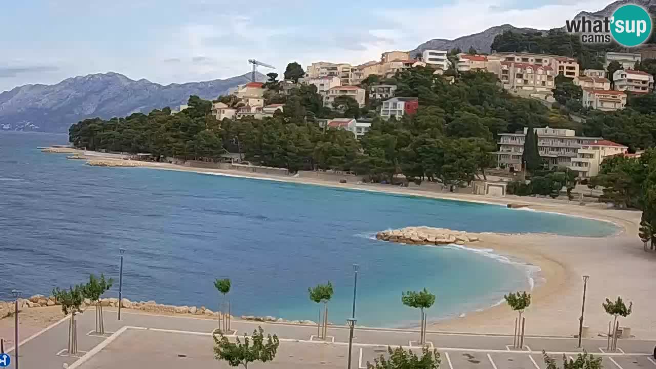 Baška Voda webcam – Podluka strand