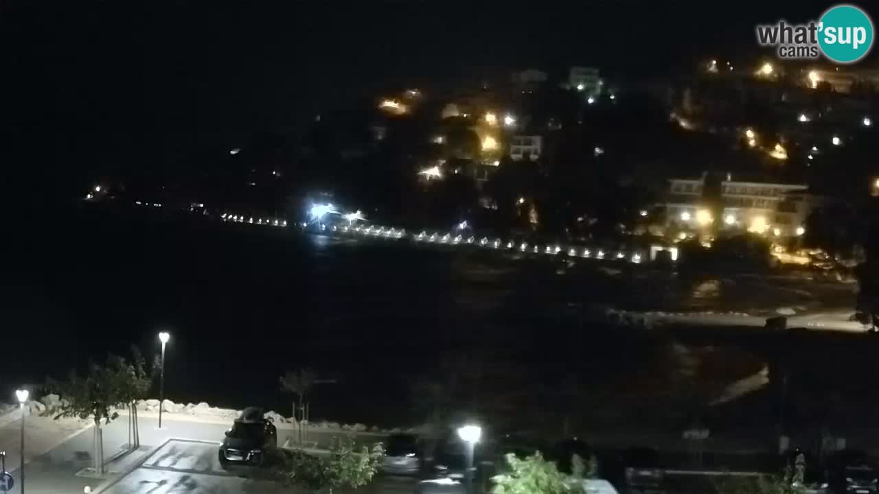 Baška Voda webcam – Podluka strand