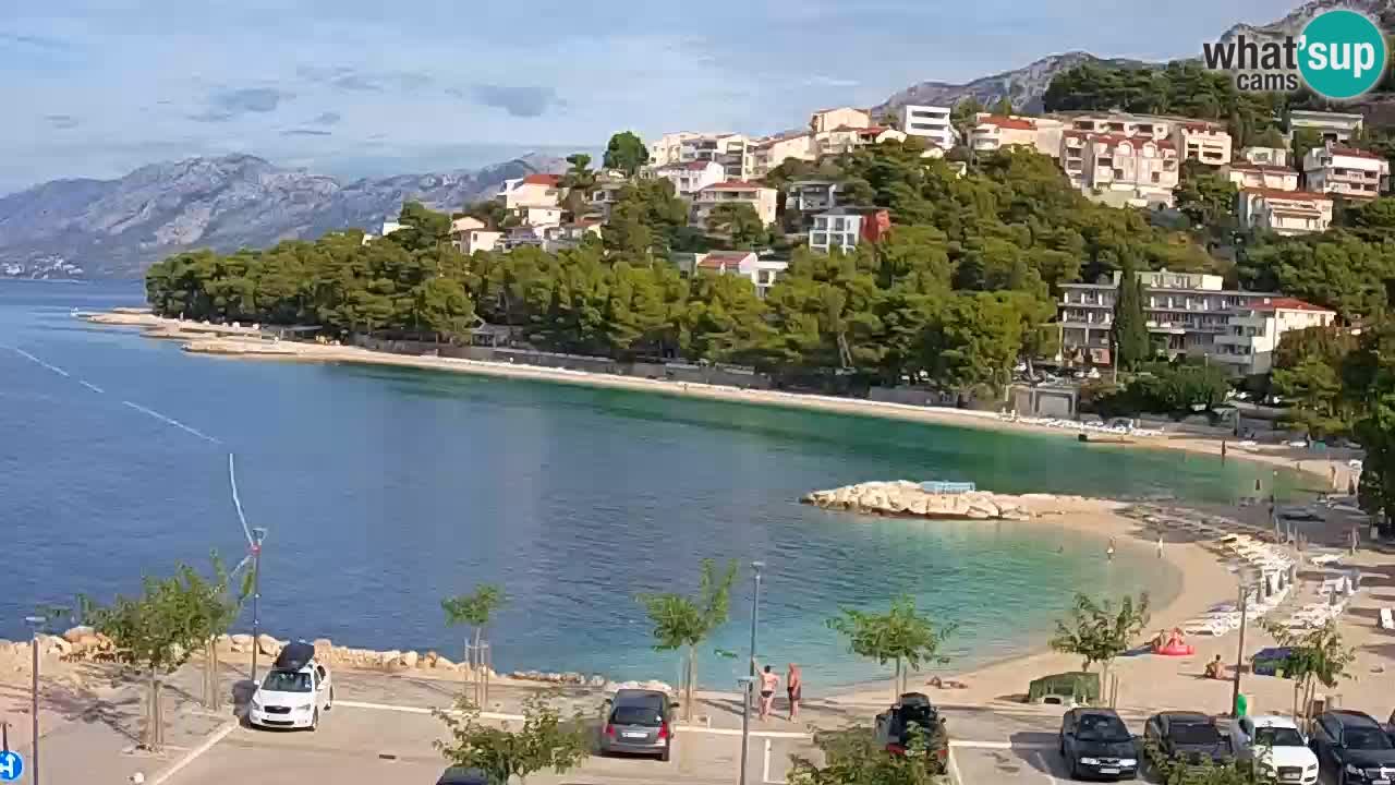 Baška Voda webcam – Podluka strand