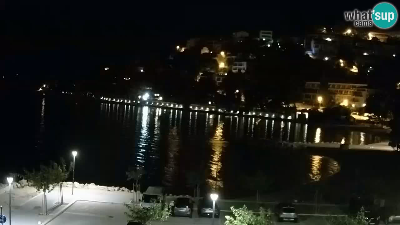 Baška Voda webcam – Podluka strand