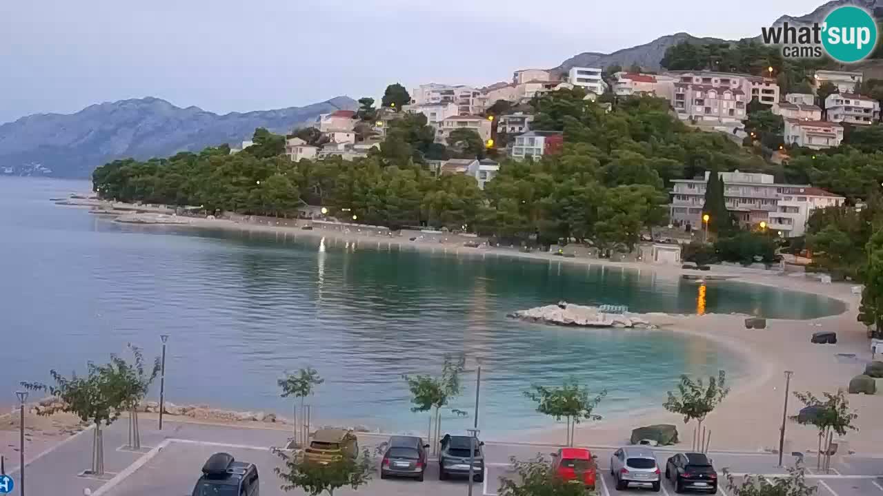 Baška Voda | webcam Podluka Strand