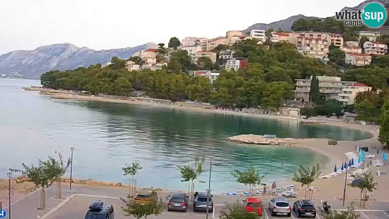 Baška Voda | webcam Podluka Strand