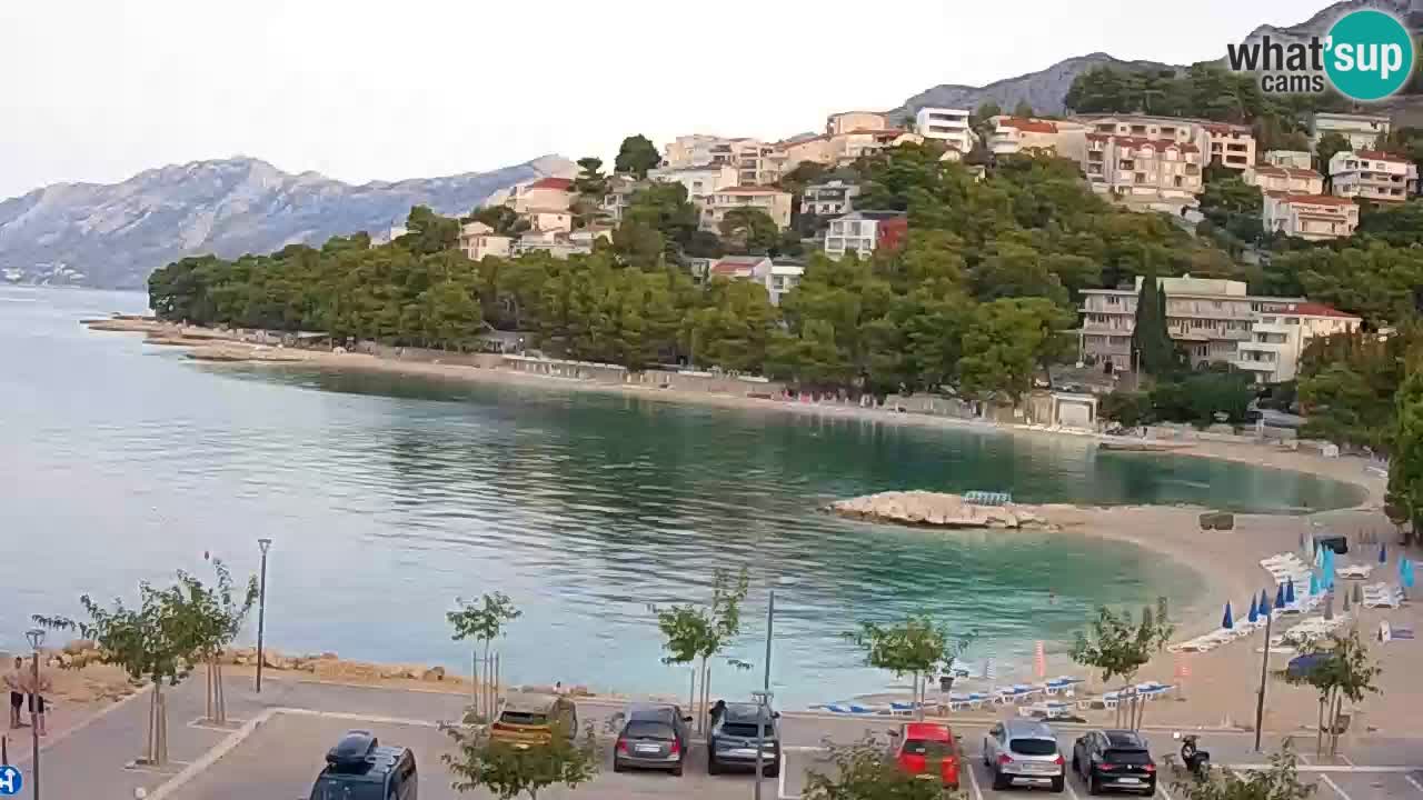 Baška Voda | webcam Podluka Strand