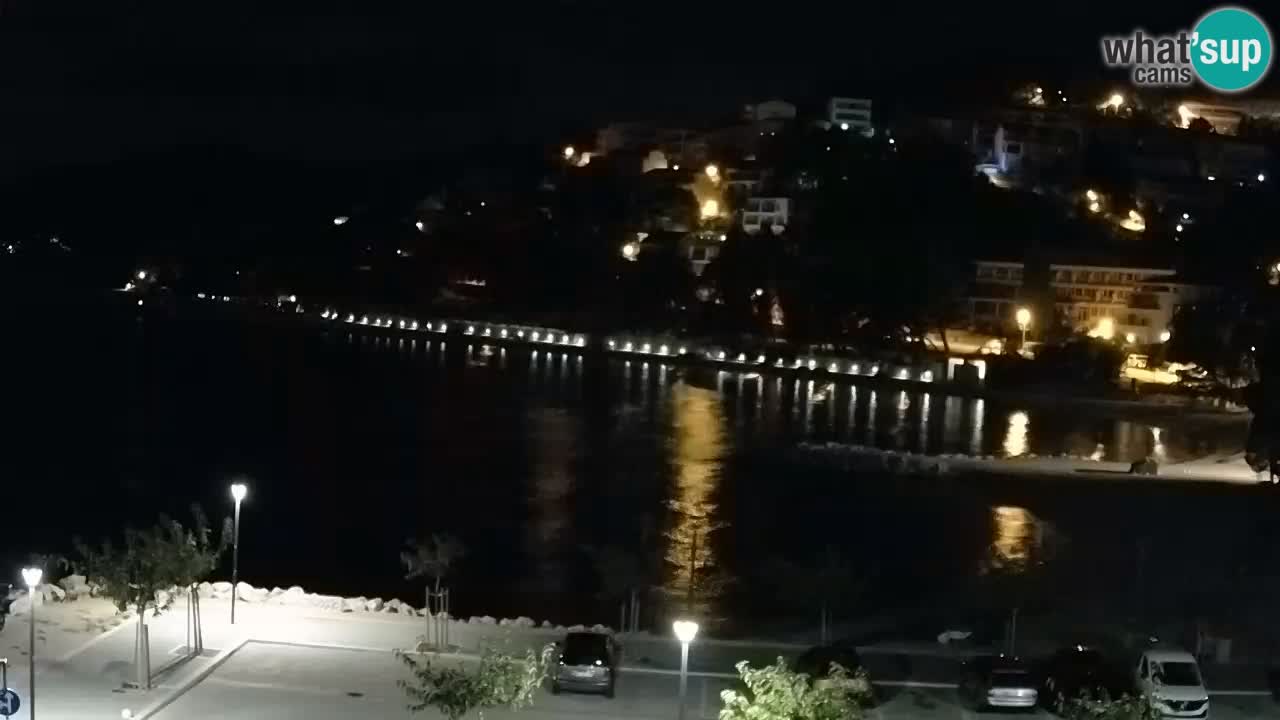 Baška Voda livecam plage Podluka