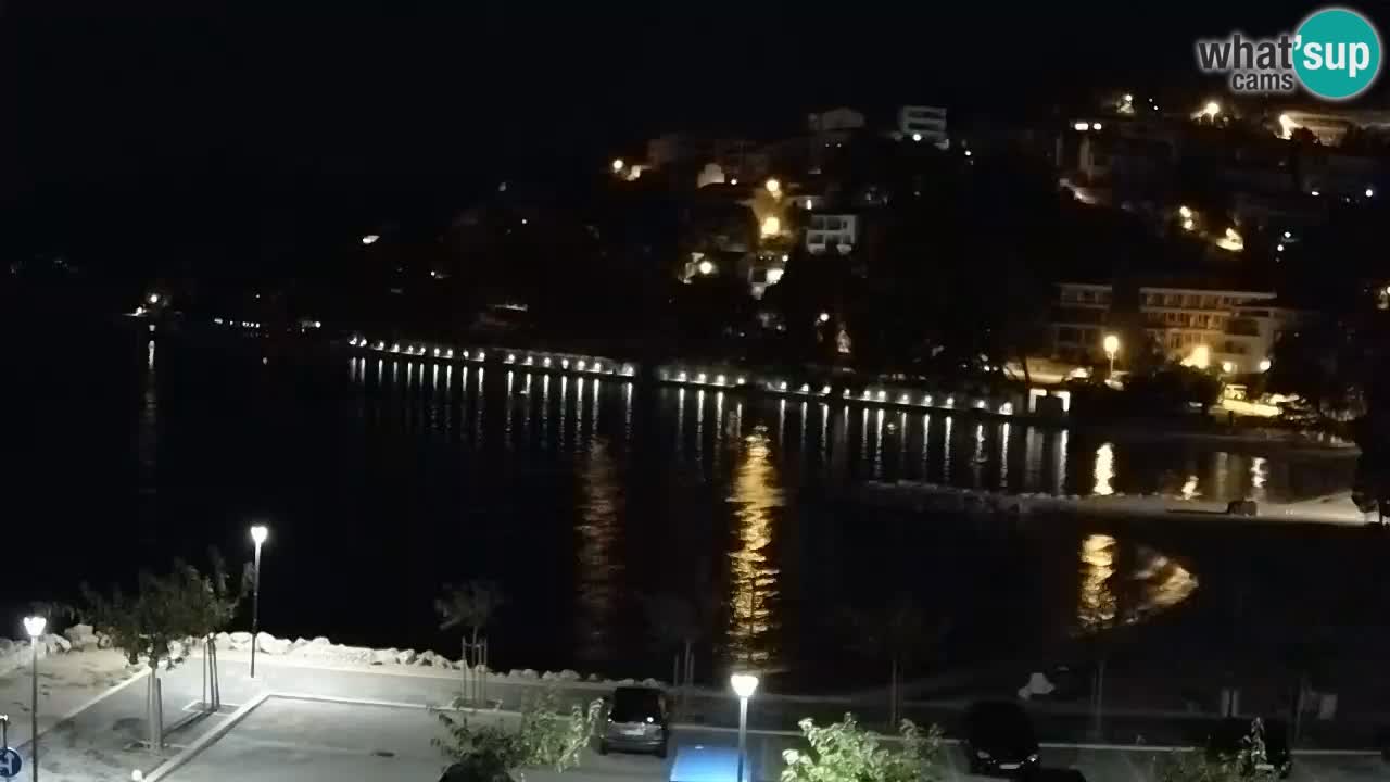 Baška Voda live | webcam spiaggia Podluka