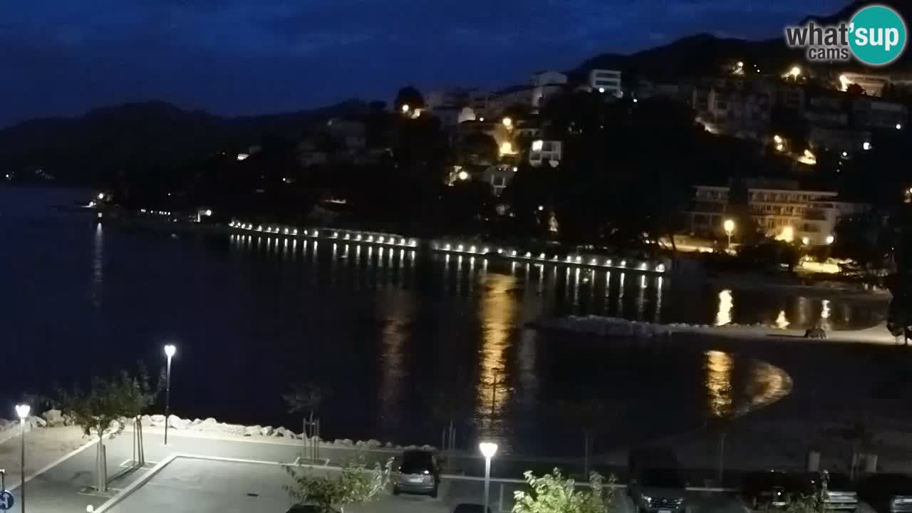 Baška Voda live webcam – spiaggia Podluka