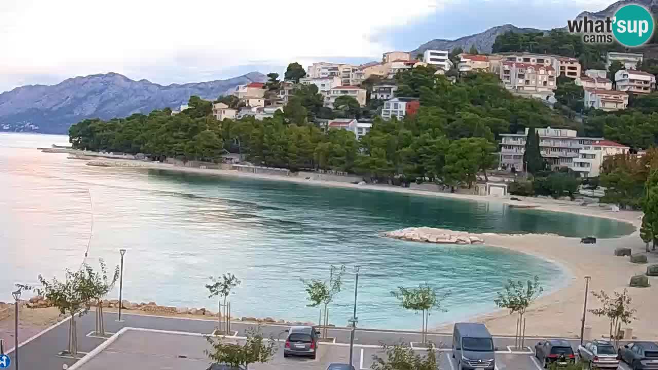 Baška Voda webcam – Podluka strand