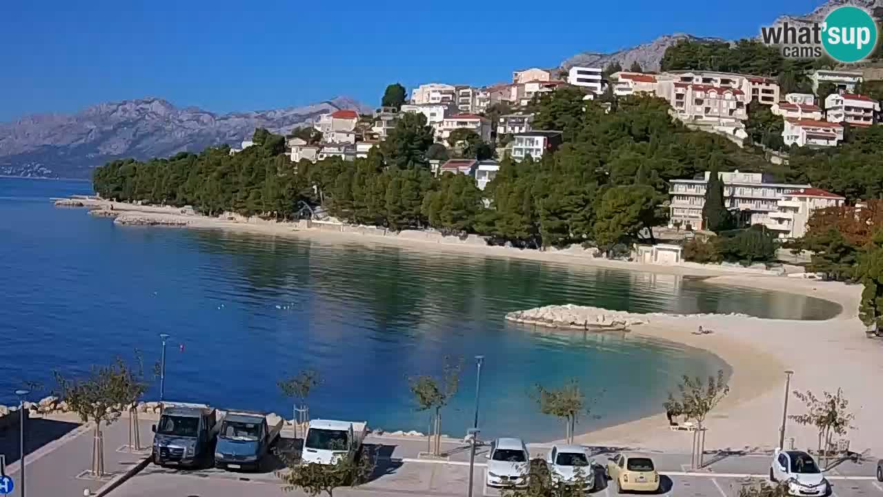 Baška Voda | Podluka beach webcam