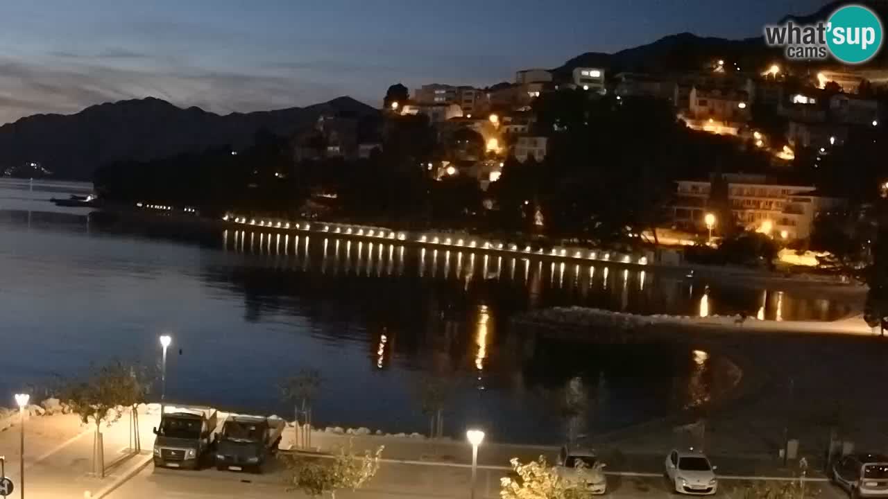 Baška Voda livecam plage Podluka