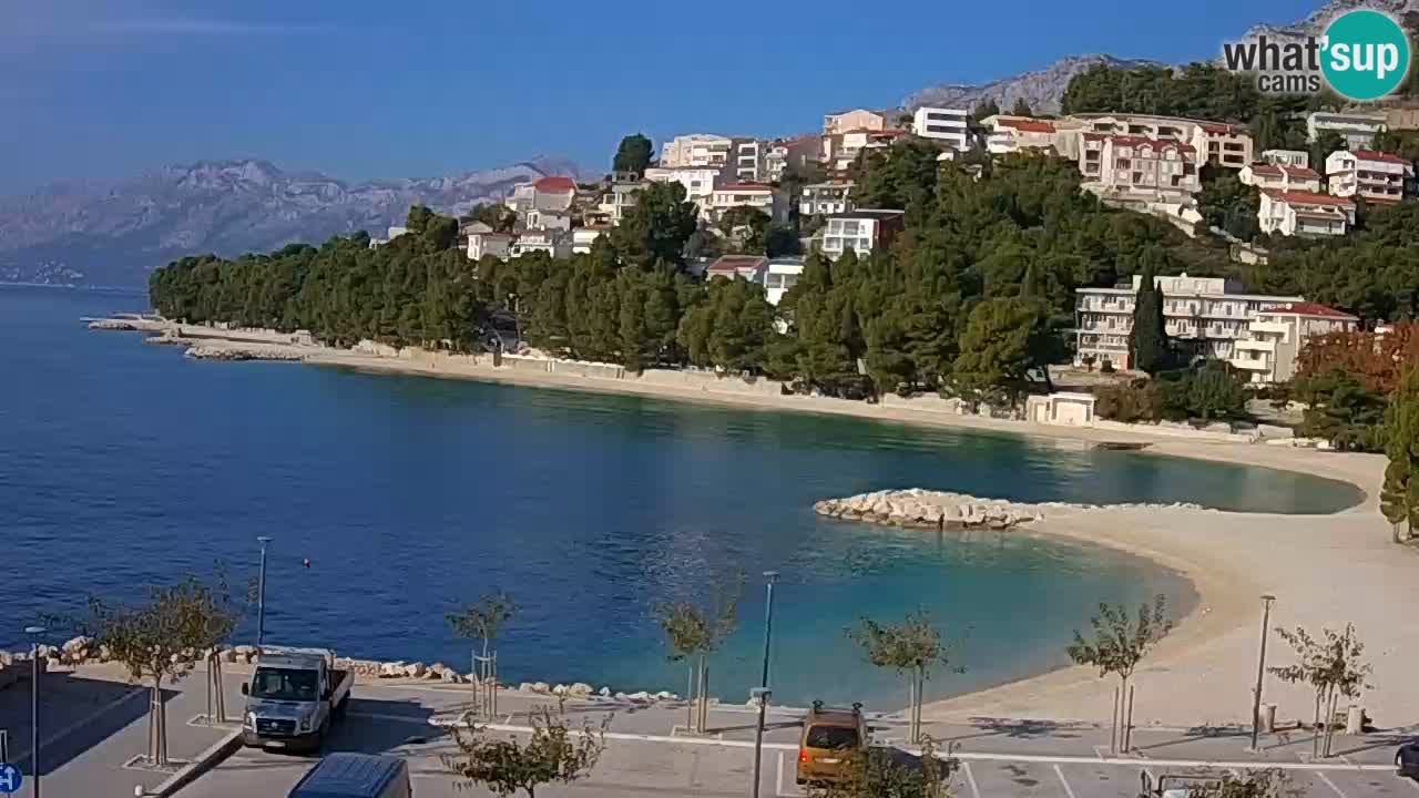 Baška Voda | Podluka beach webcam