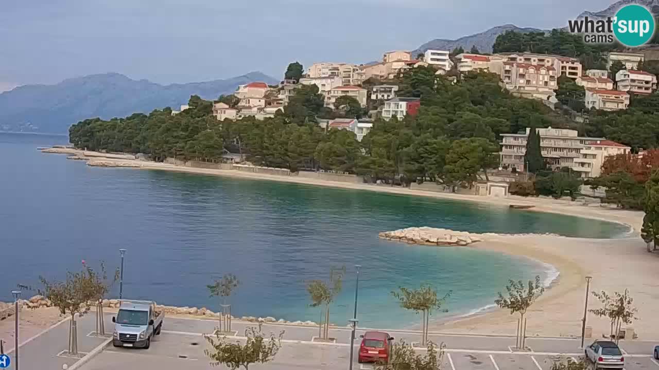 Baška Voda u živo | web kamera plaža Podluka