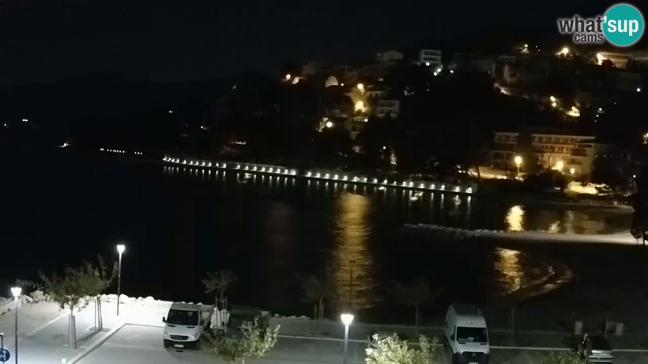 Baška Voda webcam – Podluka strand