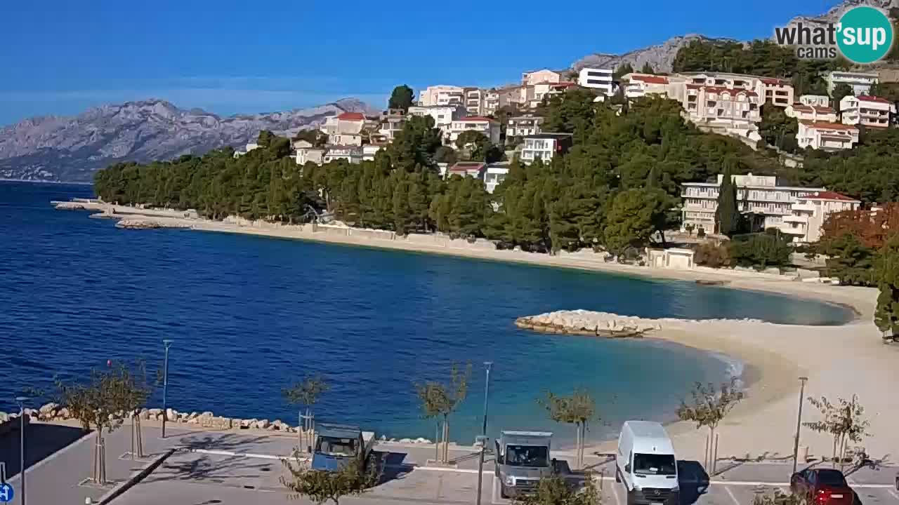 Baška Voda | Podluka beach webcam