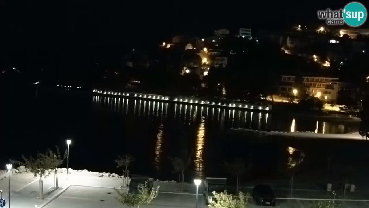 Baška Voda livecam plage Podluka