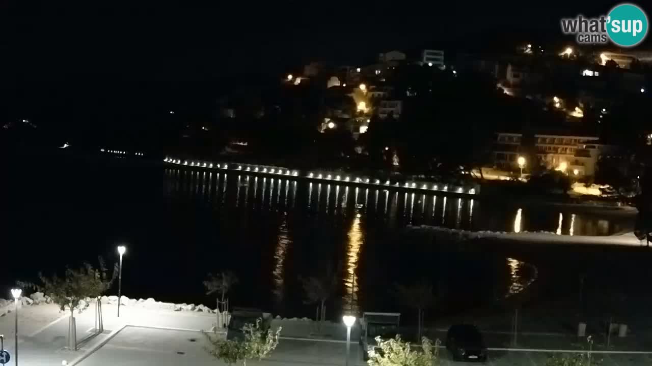 Baška Voda livecam plage Podluka