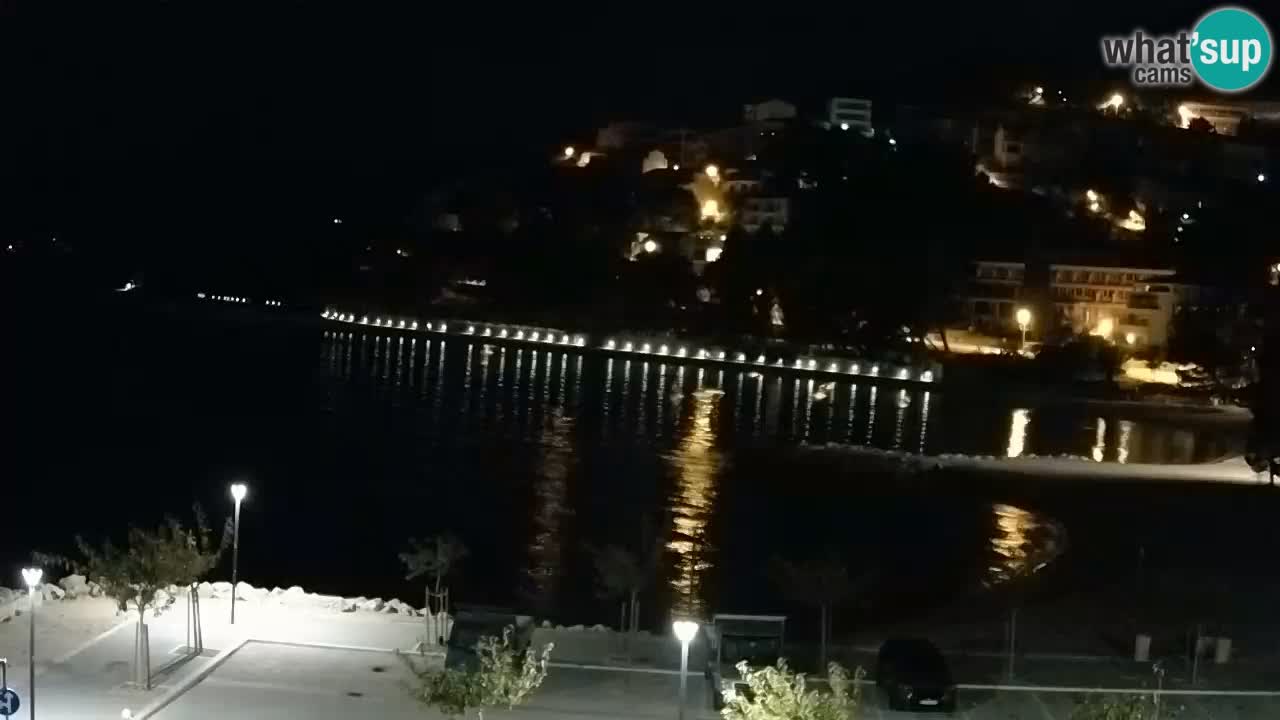 Baška Voda livecam plage Podluka