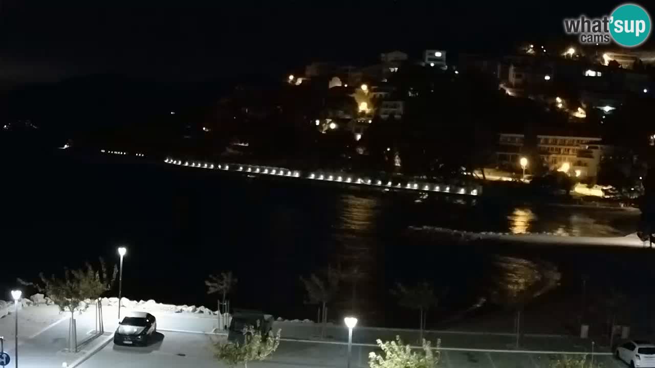 Baška Voda | webcam Podluka Strand