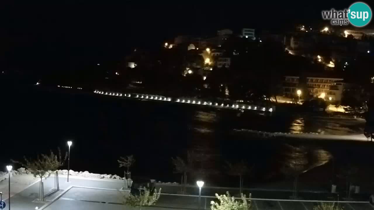 Baška Voda | webcam Podluka Strand