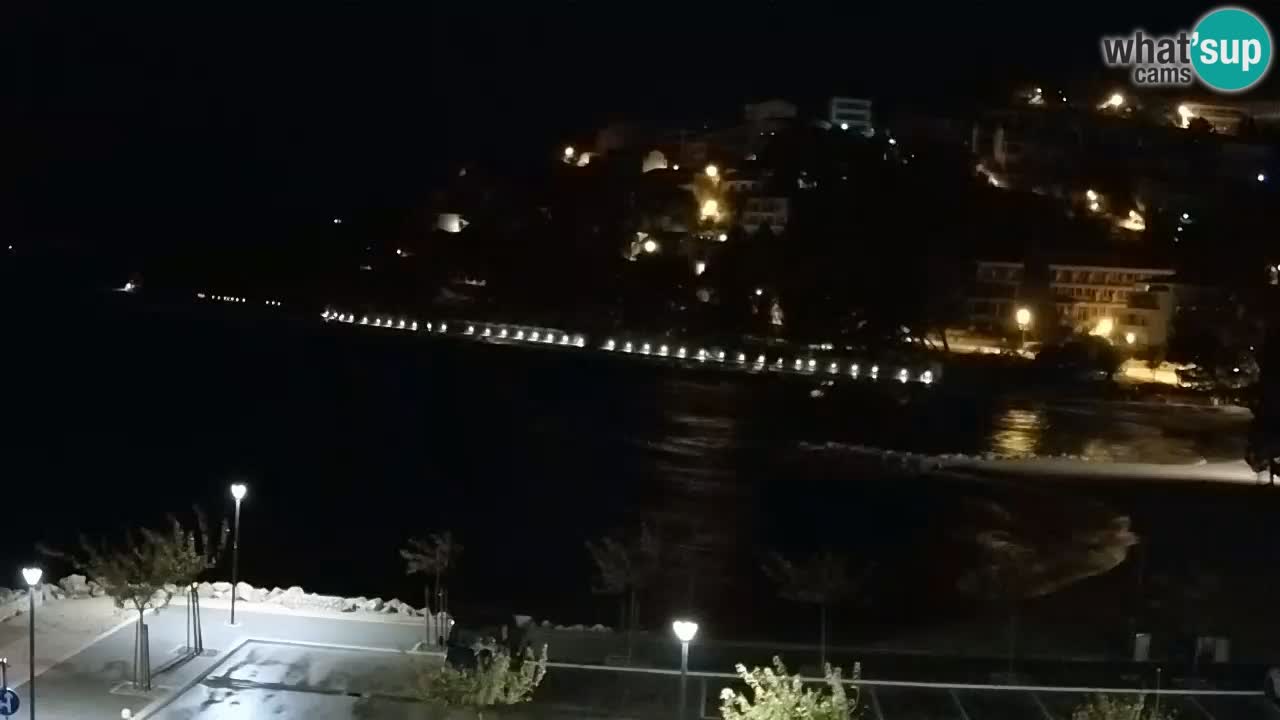 Baška Voda live | webcam spiaggia Podluka