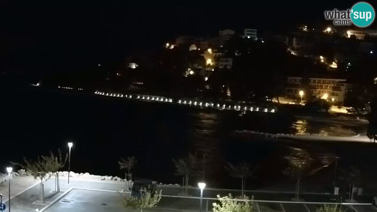 Baška Voda | webcam Podluka Strand