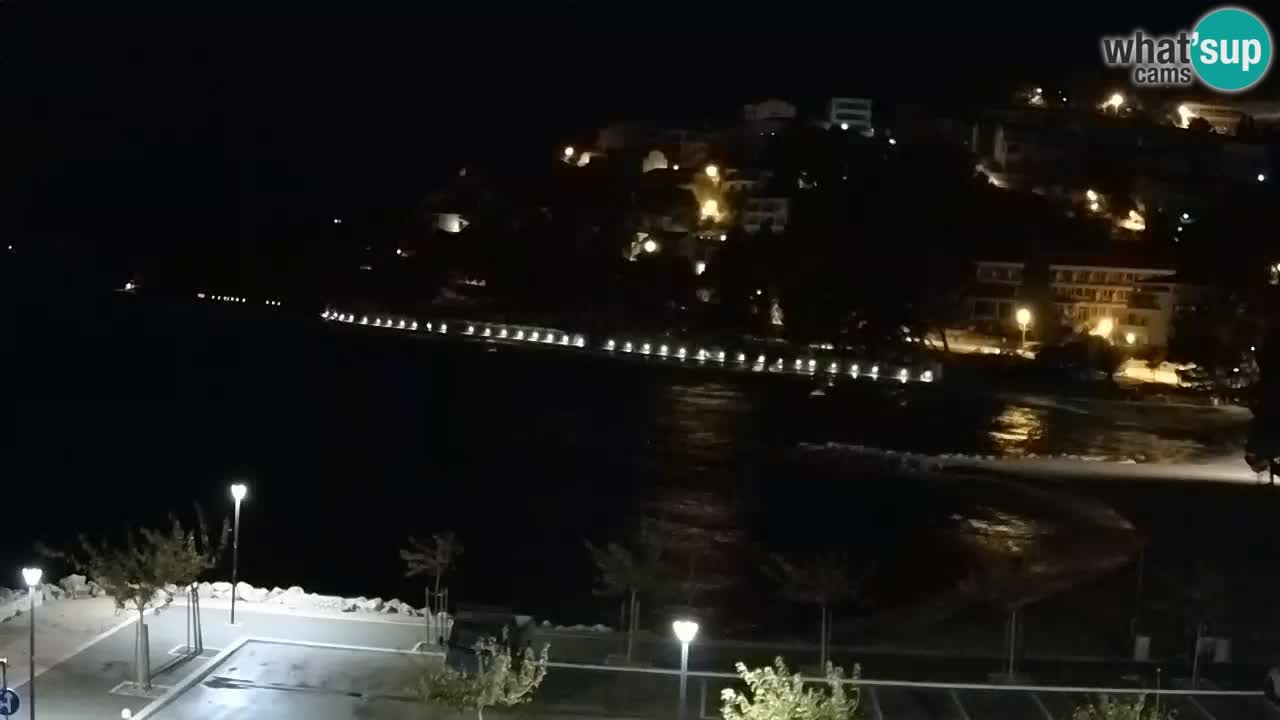 Baška Voda live | webcam spiaggia Podluka