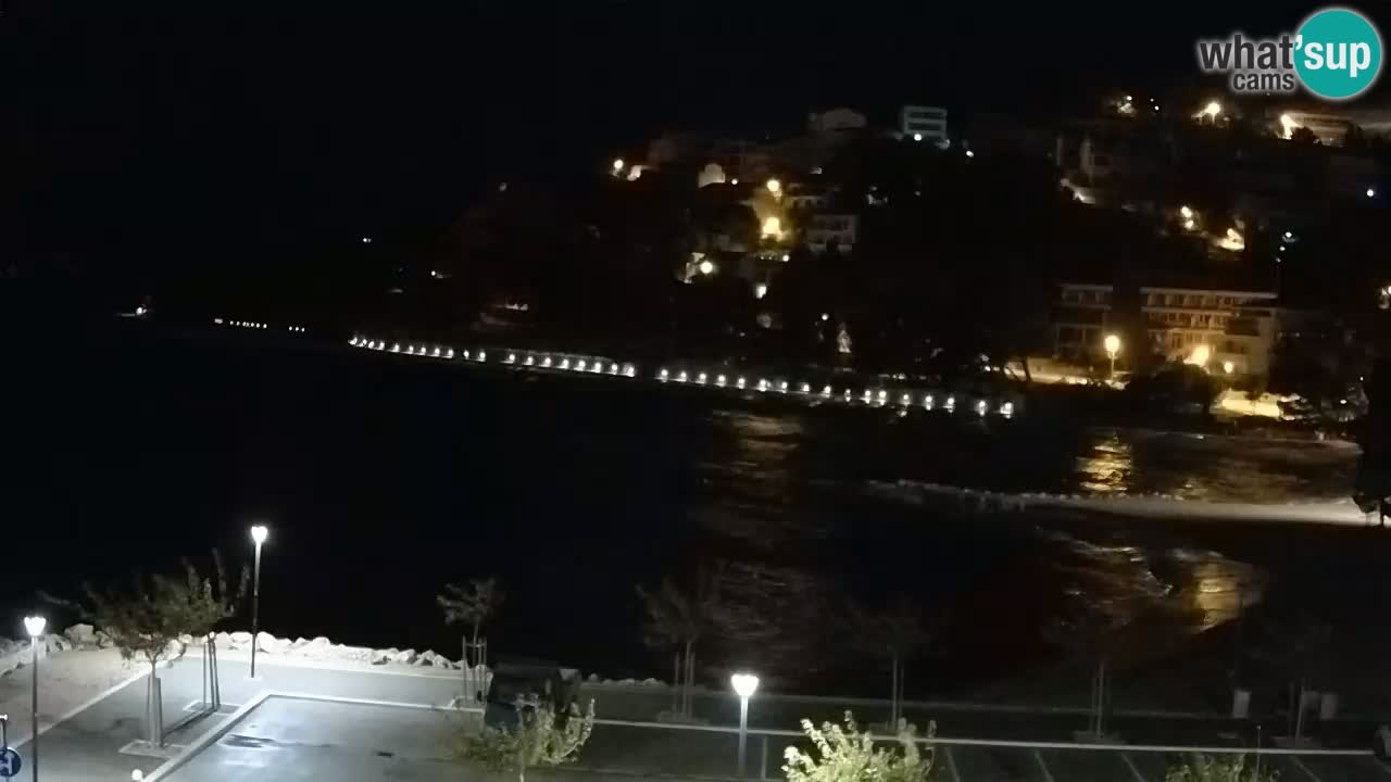 Baška Voda | webcam Podluka Strand