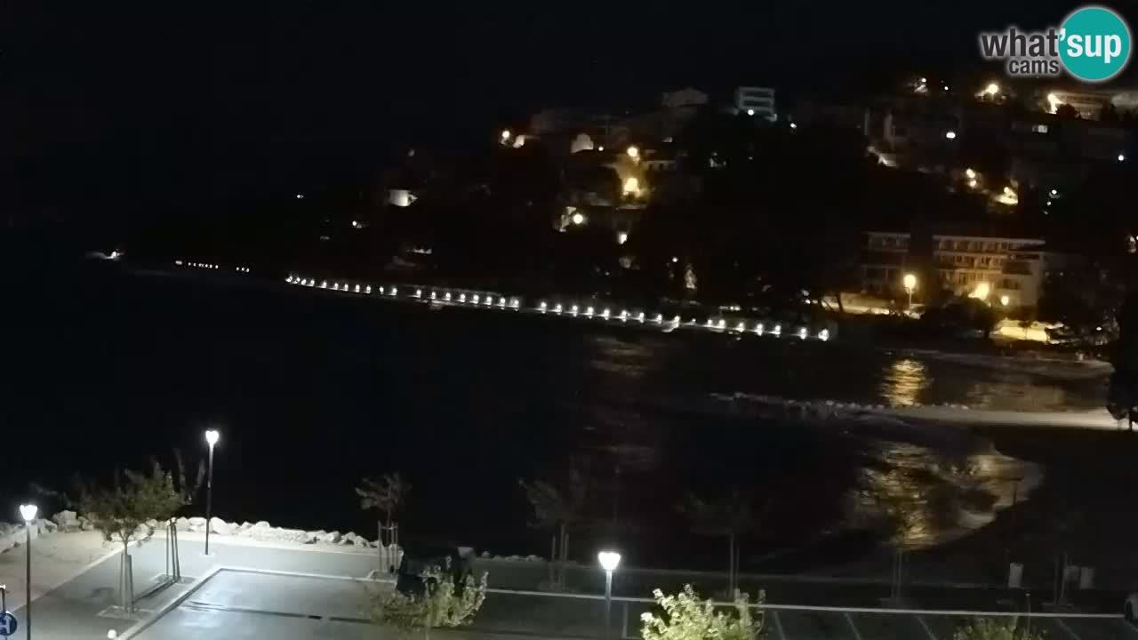 Baška Voda | webcam Podluka Strand