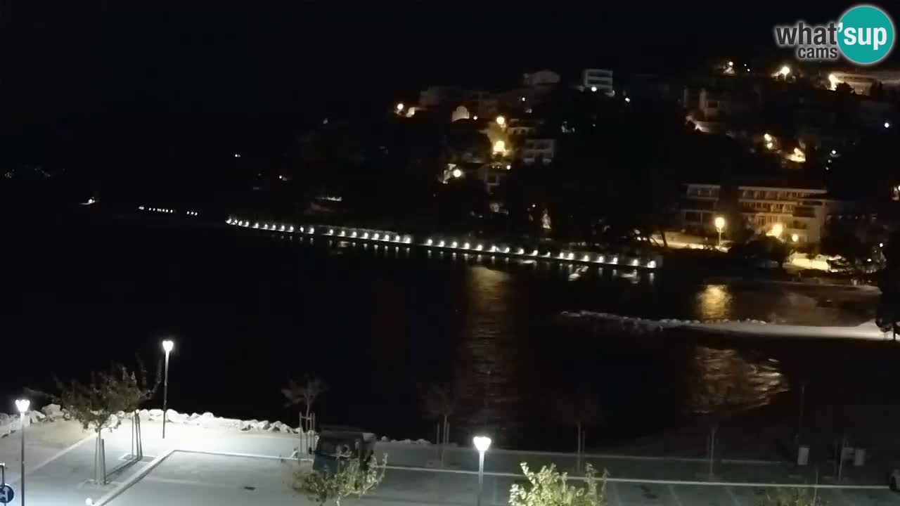 Baška Voda | webcam Podluka Strand