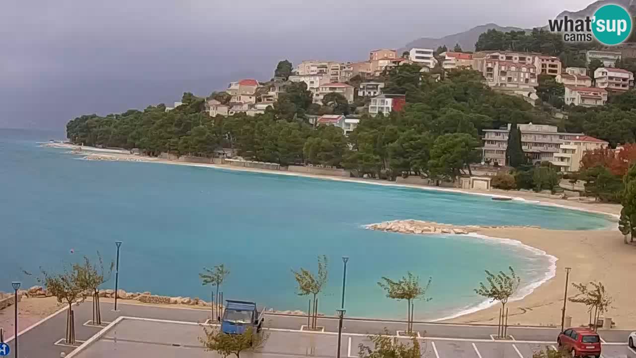 Baška Voda u živo | web kamera plaža Podluka