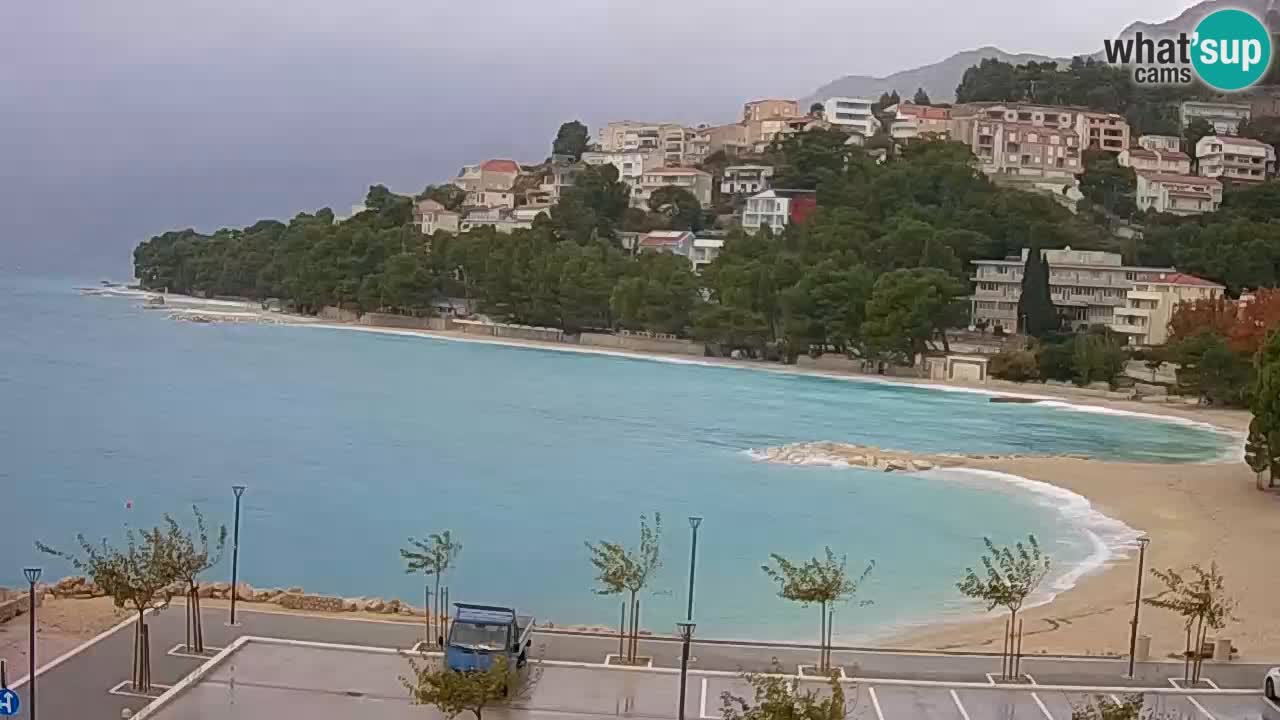 Baška Voda u živo | web kamera plaža Podluka