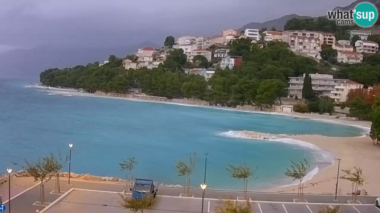 Baška Voda u živo | web kamera plaža Podluka