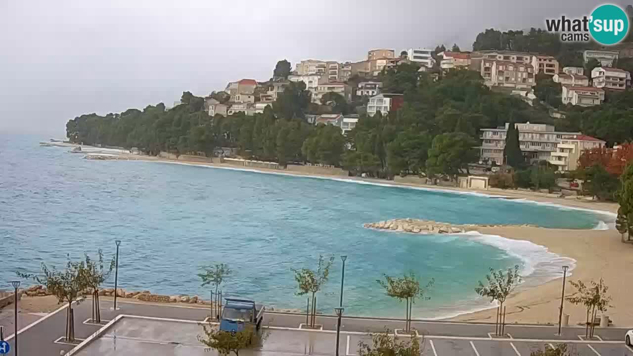 Baška Voda | webcam Podluka Strand