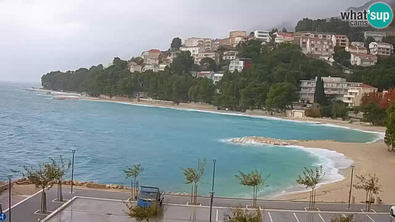 Baška Voda u živo | web kamera plaža Podluka