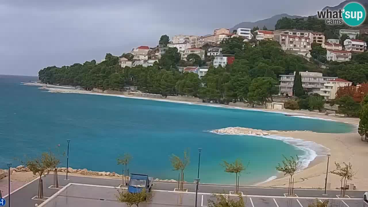 Baška Voda | webcam Podluka Strand