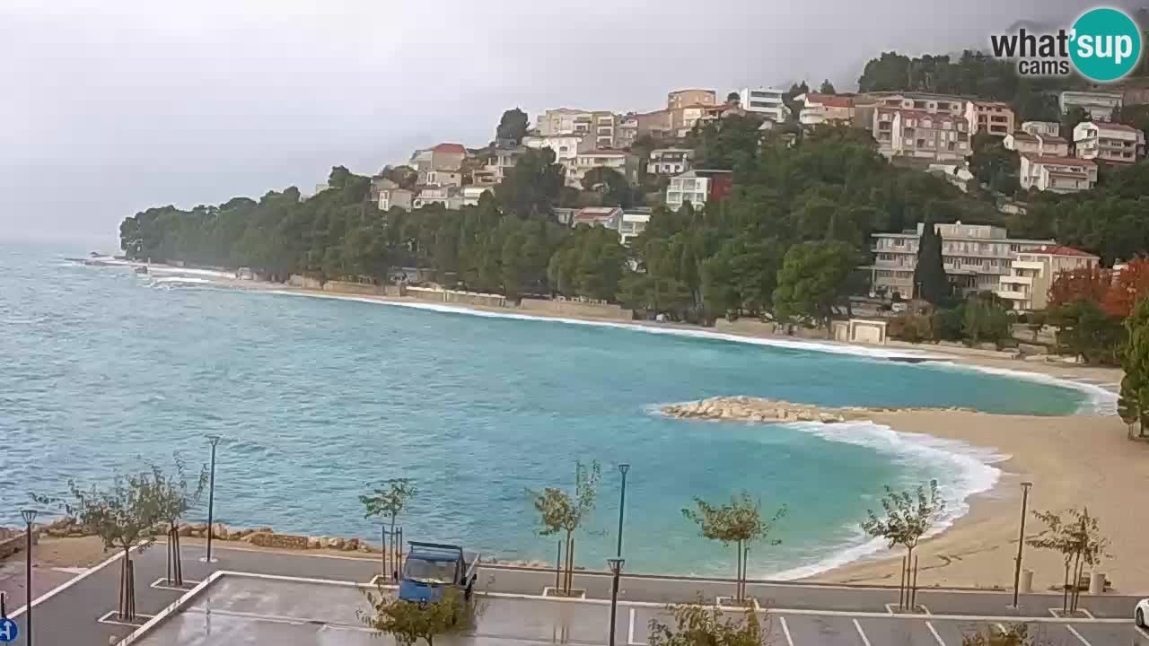 Baška Voda live | webcam spiaggia Podluka