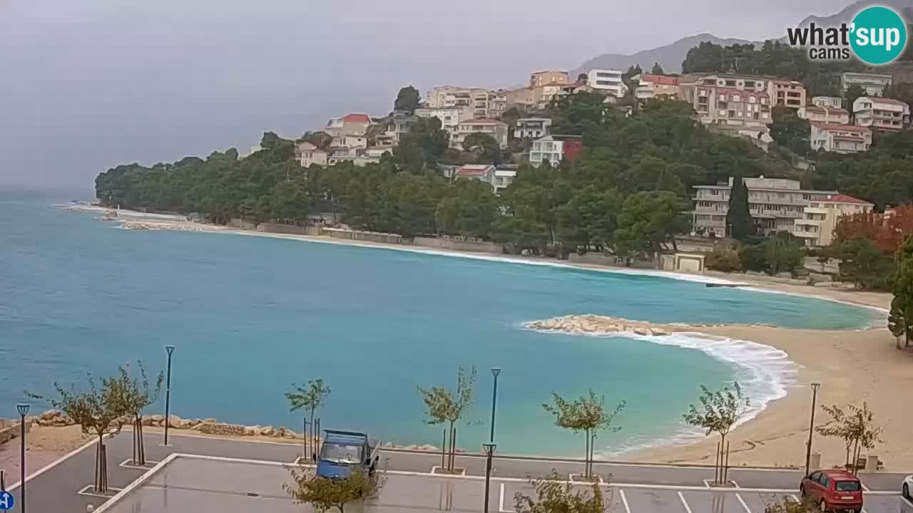 Baška Voda u živo | web kamera plaža Podluka