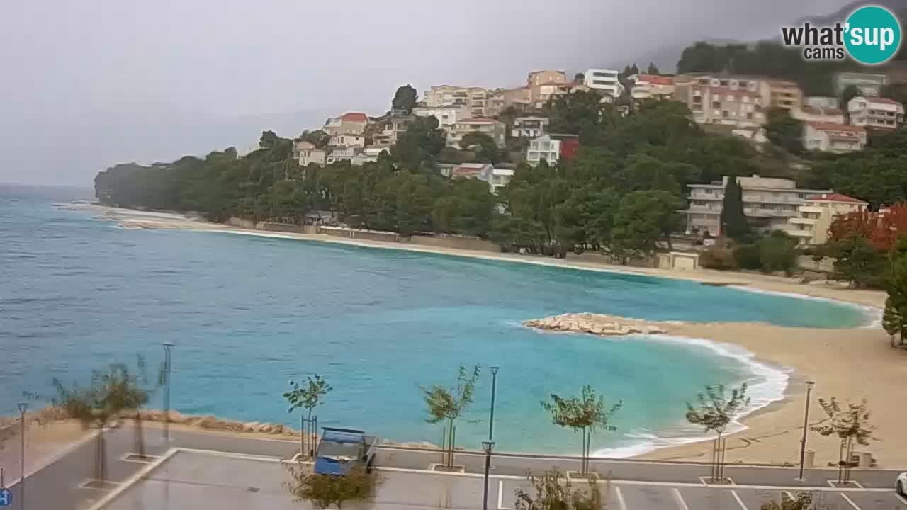 Baška Voda u živo | web kamera plaža Podluka