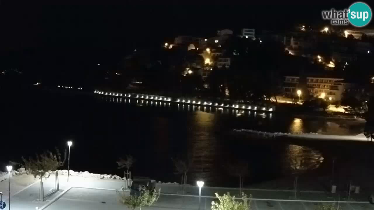 Baška Voda | webcam Podluka Strand